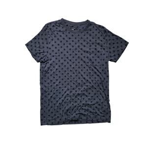 French Connection Navy Printed T-Shirt Men’s L Round Neck